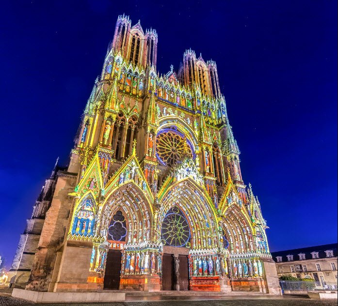 Reims Cathedral, Reims, Grand Est, France